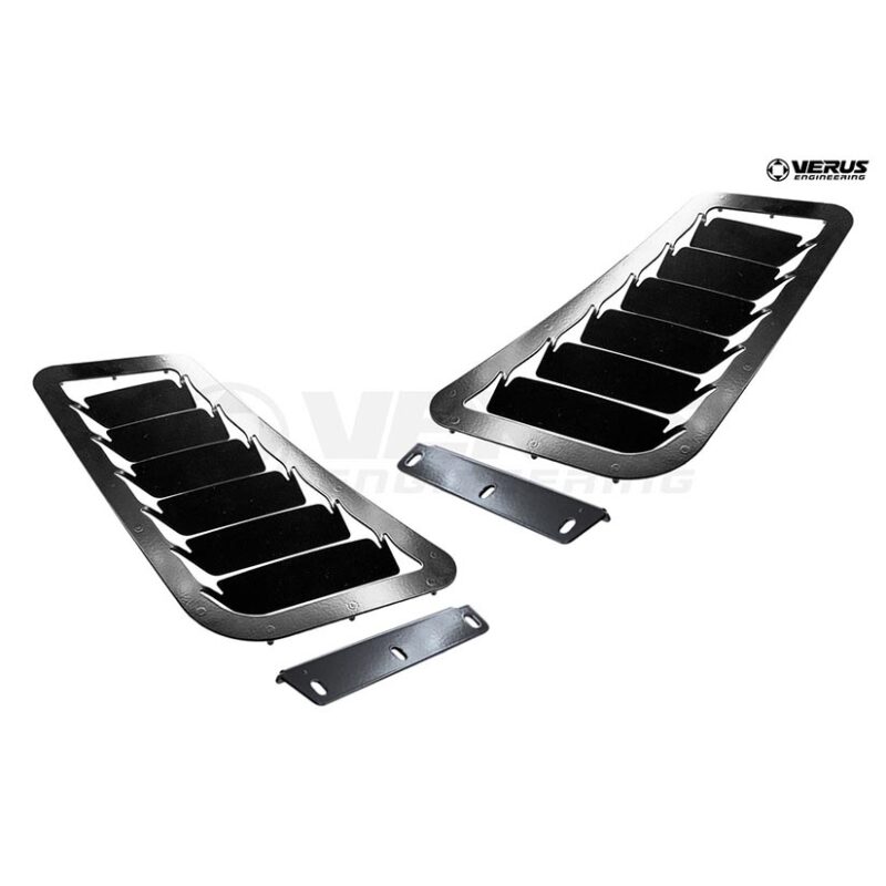 Verus Engineering Bonnet Louver Kit Raw Aluminium Volkswagen Golf MK7 R/GTI - Image 2