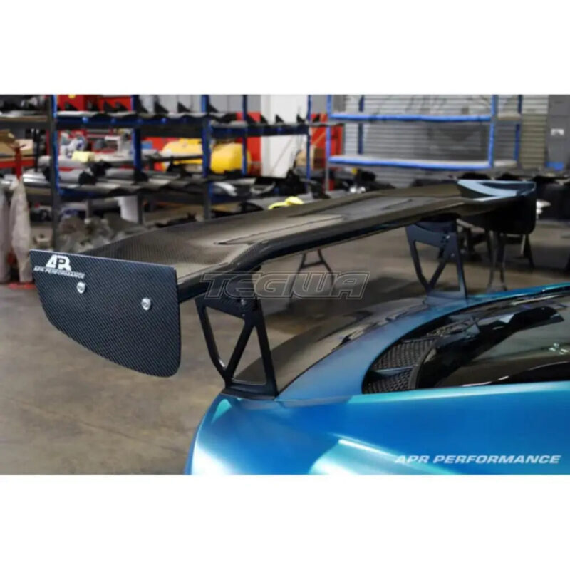APR Performance GTC-500 71in Adjustable Carbon Fiber Wing With Carbon Active Spoiler Replacement Audi R8 16+ - Image 6
