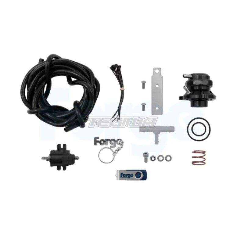 Forge Motorsport Recirculating Valve and Kit Black BMW M235i 14-21