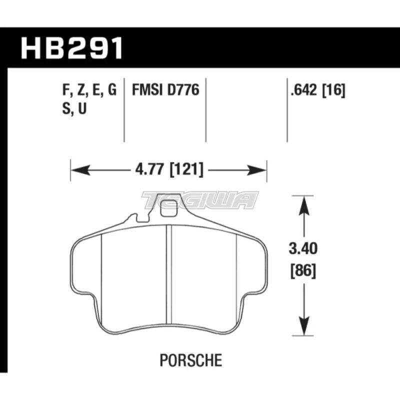 HAWK Performance HPS High Performance Street Brake Pads Front - HB291F.642 - Image 2