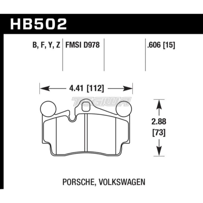 HAWK Performance LTS Light Truck and SUV Brake Pads Rear - HB502Y.606 - Image 2