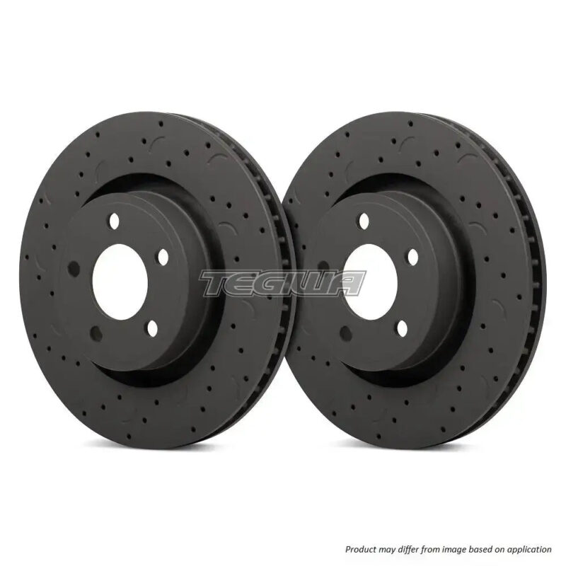 HAWK Performance Talon Slotted & Drilled Brake Discs Rear Mini One 1.4-1.6L 01-06 (ATE Caliper) (Disk Height 44.20mm)