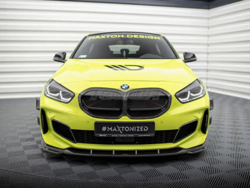 Maxton Design Carbon Fiber Front Bumper Side Vents BMW 1-Series F40 M-Pack M135i - Image 3