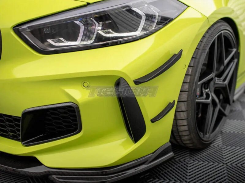 Maxton Design Carbon Fiber Front Bumper Wings Canards BMW 1-Series F40 M-Pack M135i - Image 4