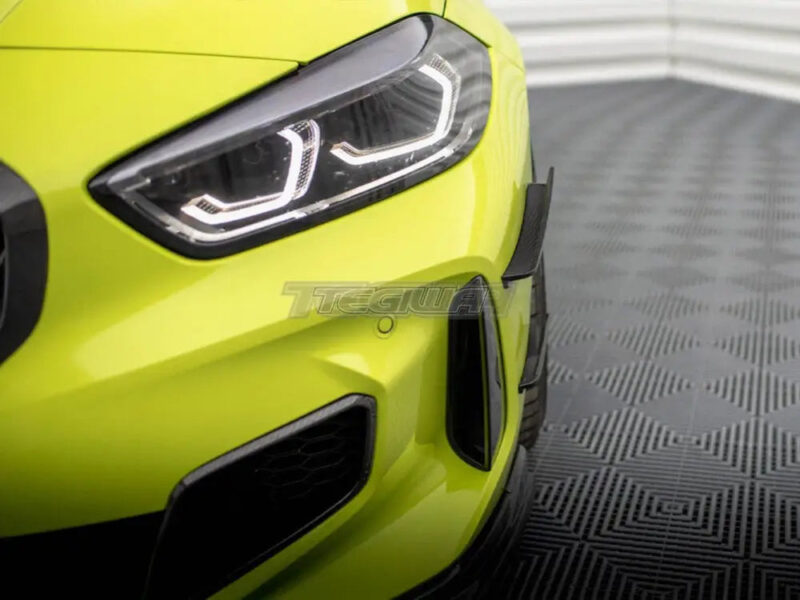 Maxton Design Carbon Fiber Front Bumper Wings Canards BMW 1-Series F40 M-Pack M135i - Image 5