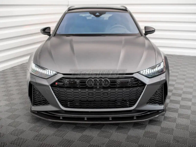 Maxton Design Carbon Fiber Front Splitter Audi RS6 C8 RS7 C8 - Image 3