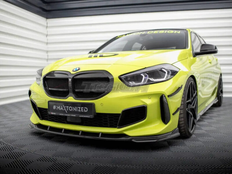 Maxton Design Carbon Fiber Front Splitter BMW 1-Series F40 M-Pack M135i - Image 2