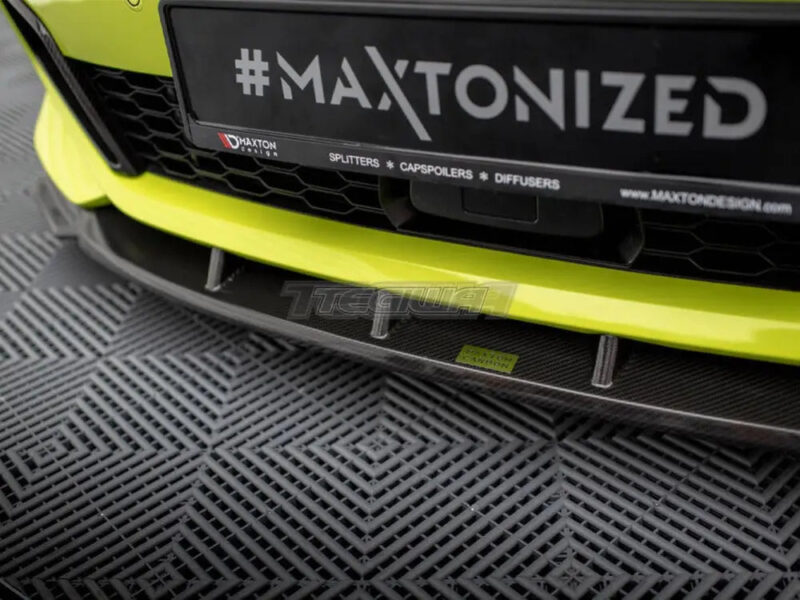 Maxton Design Carbon Fiber Front Splitter BMW 1-Series F40 M-Pack M135i - Image 4
