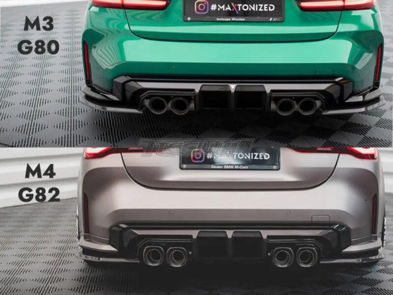 Maxton Design Carbon Fiber Rear Diffuser BMW M3 G80 - Image 2