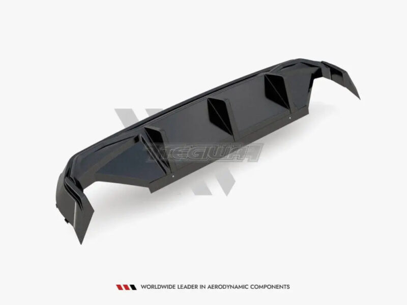 Maxton Design Carbon Fiber Rear Diffuser V.2 BMW 1-Series F40 M-Pack M135i - Image 6