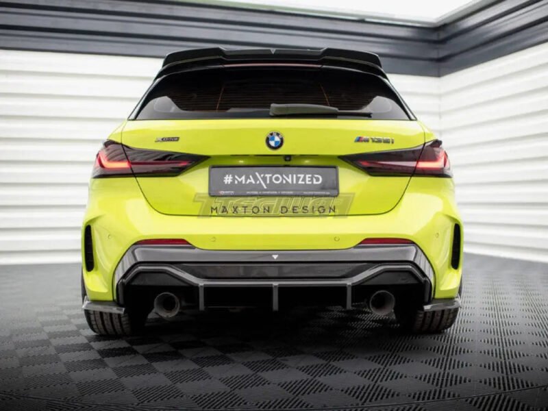 Maxton Design Carbon Fiber Rear Diffuser V.2 BMW 1-Series F40 M-Pack M135i - Image 3