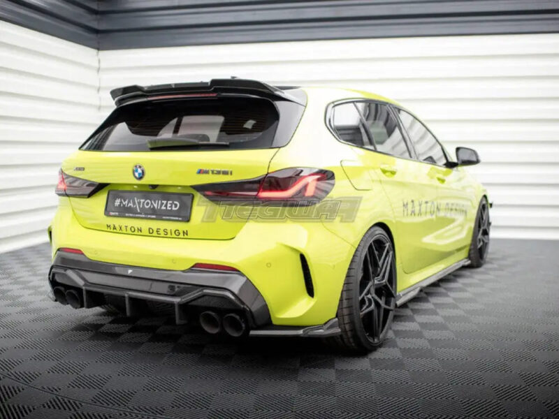 Maxton Design Carbon Fiber Rear Side Splitters BMW 1-Series F40 M-Pack M135i - Image 2