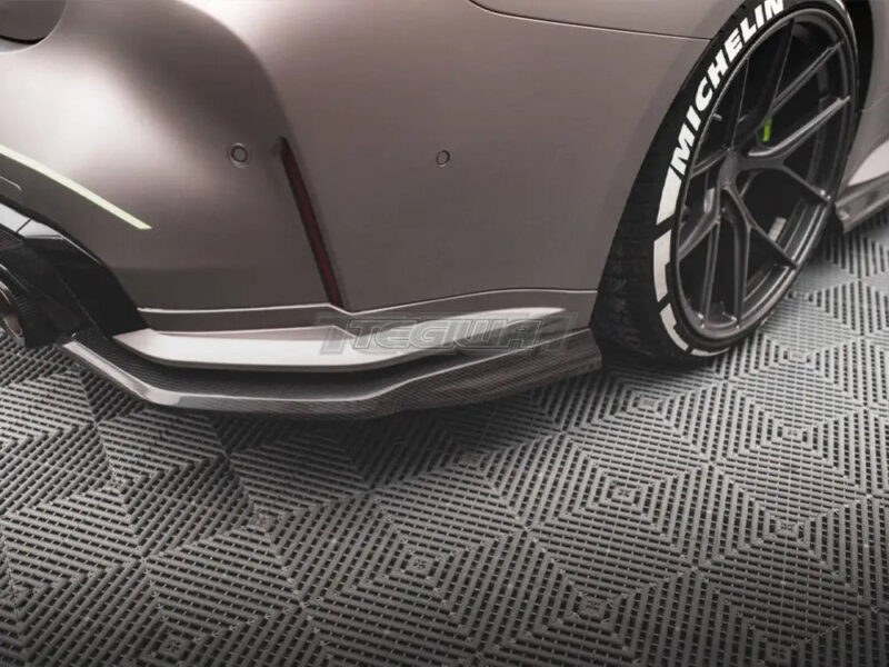 Maxton Design Carbon Fiber Rear Side Splitters BMW M4 G82 - Image 7