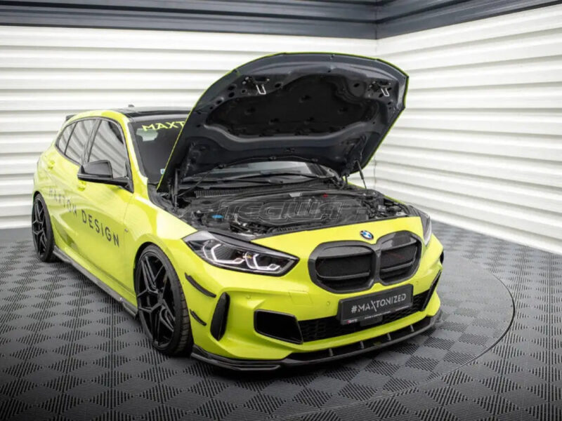 Maxton Design Carbon Fiber Strut Bar Cover BMW 1-Series F40 M135i - Image 2