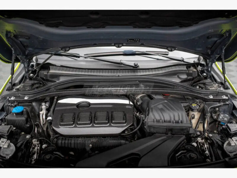 Maxton Design Carbon Fiber Strut Bar Cover BMW 1-Series F40 M135i - Image 3