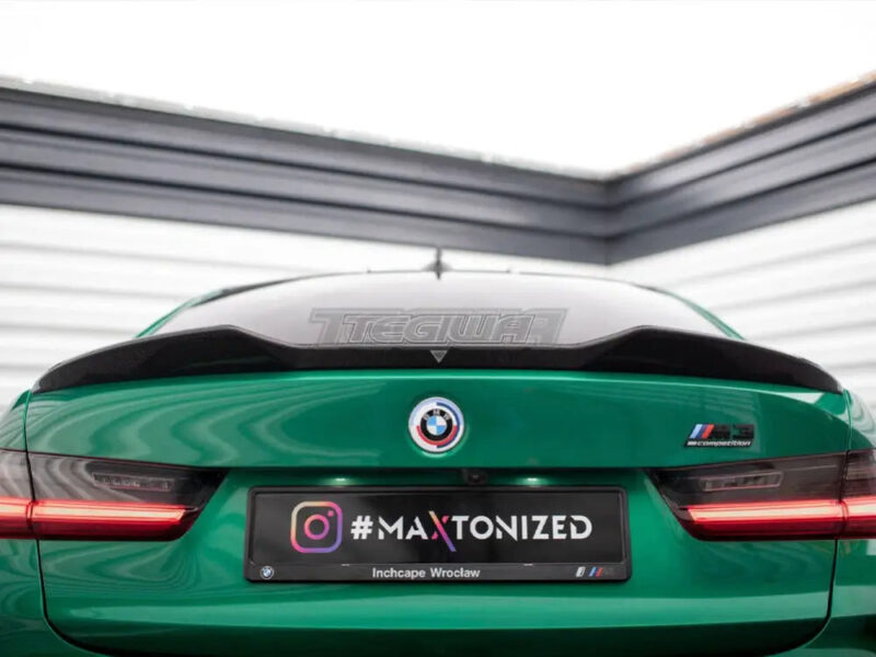 Maxton Design Carbon Fiber Tailgate Spoiler BMW M3 G80 - Image 5