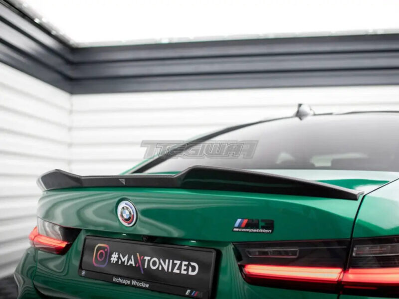 Maxton Design Carbon Fiber Tailgate Spoiler BMW M3 G80 - Image 4