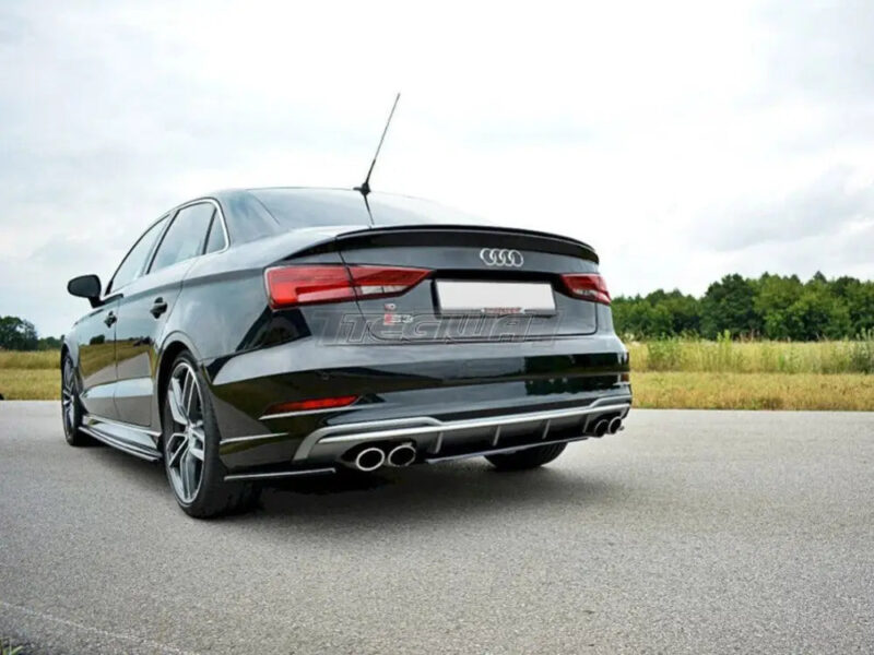 Maxton Design Central Rear Splitter Audi S3 8V FL Sedan 2017- - Image 2