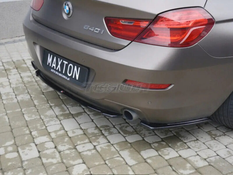 Maxton Design Central Rear Splitter BMW 6-Series Gran Coupe 12-14 - Image 3
