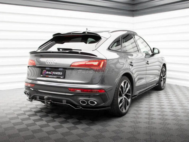 Maxton Design Central Rear Splitter Vertical Bars Audi SQ5 Sportback Mk2 Facelift - Image 3