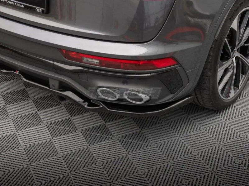 Maxton Design Central Rear Splitter Vertical Bars Audi SQ5 Sportback Mk2 Facelift - Image 5