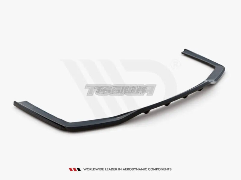 Maxton Design Central Rear Splitter Vertical Bars BMW 7-Series G11 M-pack Facelift 2019- - Image 3