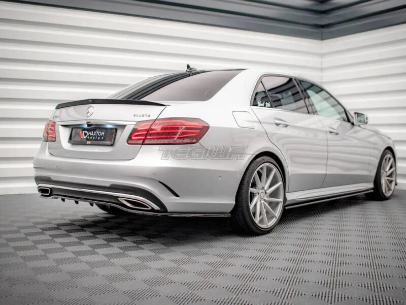 Maxton Design Central Rear Splitter Vertical Bars Mercedes E Amg-line Sedan W212 Facelift 12-16 - Image 2