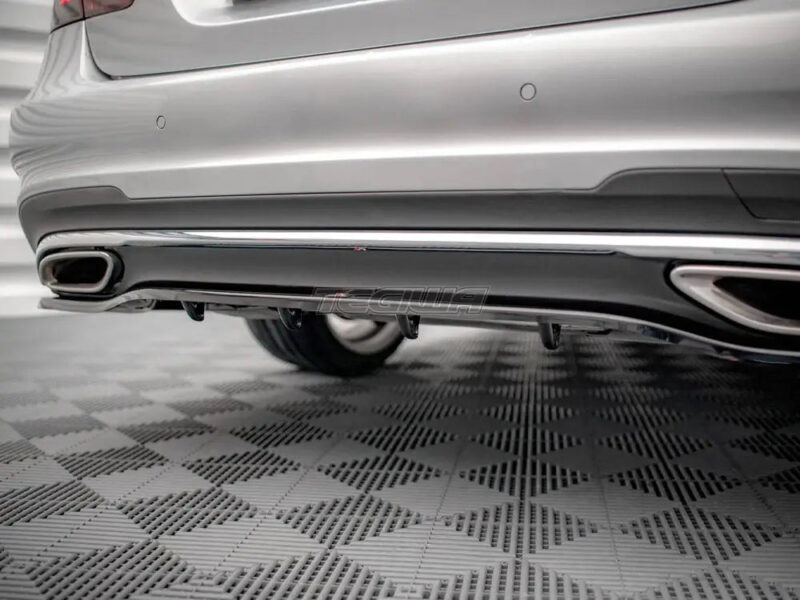 Maxton Design Central Rear Splitter Vertical Bars Mercedes E Amg-line Sedan W212 Facelift 12-16 - Image 3