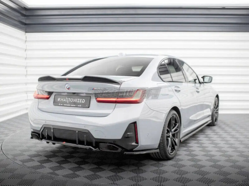 Maxton Design Central Rear Splitter Vertical Bars V.1 BMW 3-Series M340i G20 G21 Facelift - Image 2