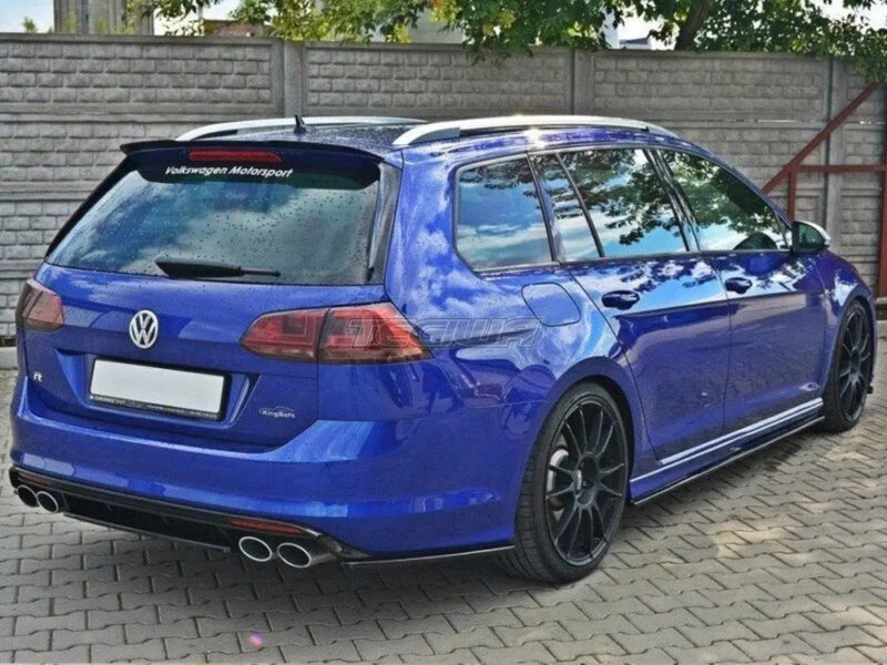 Maxton Design Central Rear Splitter Volkswagen Golf MK7 R Estate Without A Vertical BAR 13-16 - Image 3