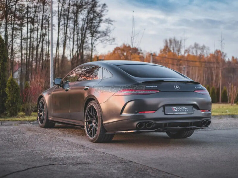 Maxton Design Central Rear Splitter W Vertical Bars Mercedes AMG GT 53 4-door Coupe 2018- - Image 2