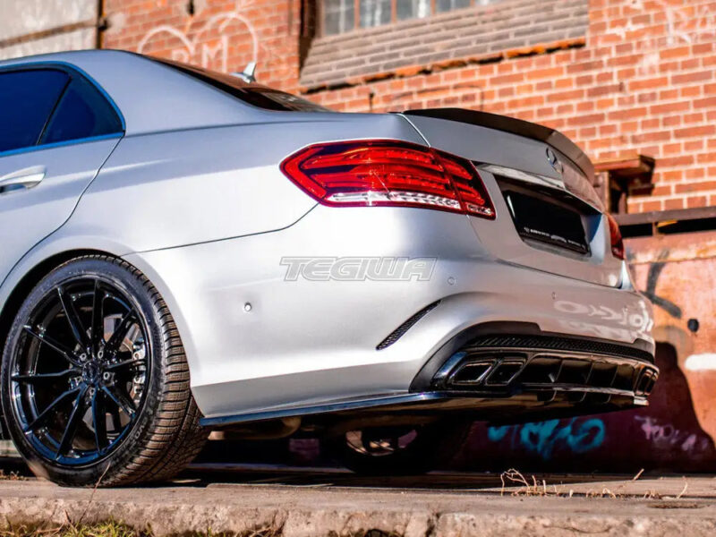 Maxton Design Central Rear Splitter W Vertical Bars Mercedes-benz E63 AMG Sedan W212 Facelift 12-14 - Image 3