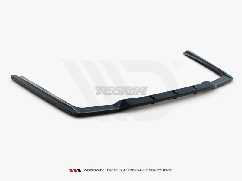 Maxton Design Central Rear Splitter W Vertical Bars Mercedes-benz E63 AMG Sedan W212 Facelift 12-14 - Image 5