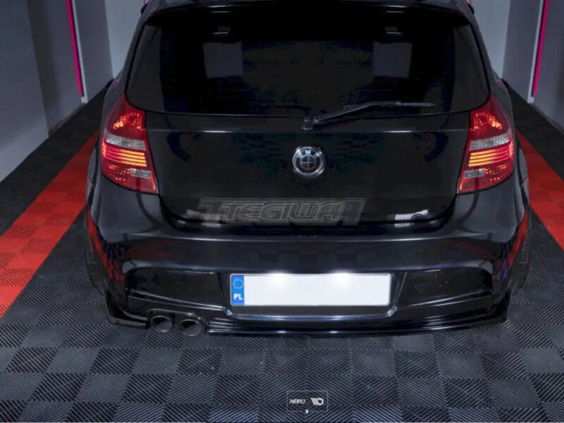 Maxton Design Central Rear Splitter Without Vertical Bars BMW 1-Series E81 E87 M-sport Facelift 09-11 - Image 2