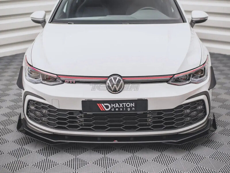 Maxton Design Front Bumper Wings Canards Volkswagen Golf 8 GTI R-line 20- - Image 3