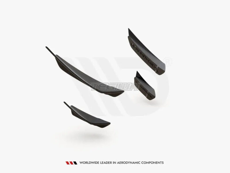 Maxton Design Front Bumper Wings Canards Volkswagen Polo MK6 GTI 17-21 - Image 3