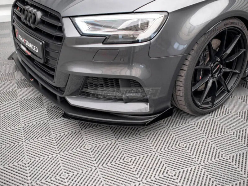 Maxton Design Front Flaps Audi S3 A3 S-Line Sportback 8V Facelift - Image 3