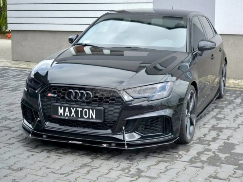 Maxton Design Front Racing Splitter V.1 Audi RS3 8V Facelift Sportback 2017-20 - Image 2