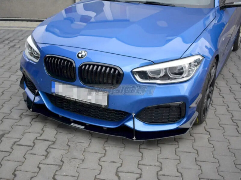 Maxton Design Front Racing Splitter V.1 BMW 1-Series F20 F21 M-power Facelift 2015-19 - Image 2