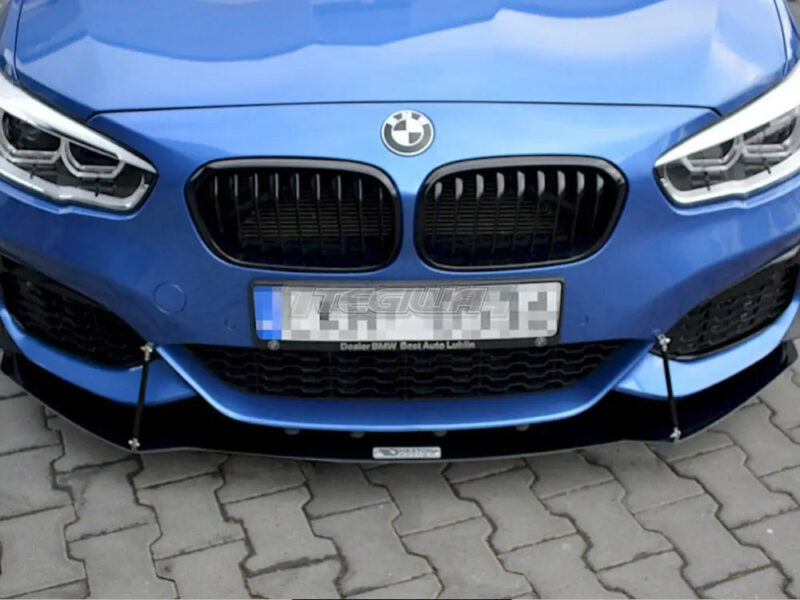 Maxton Design Front Racing Splitter V.1 BMW 1-Series F20 F21 M-power Facelift 2015-19 - Image 3