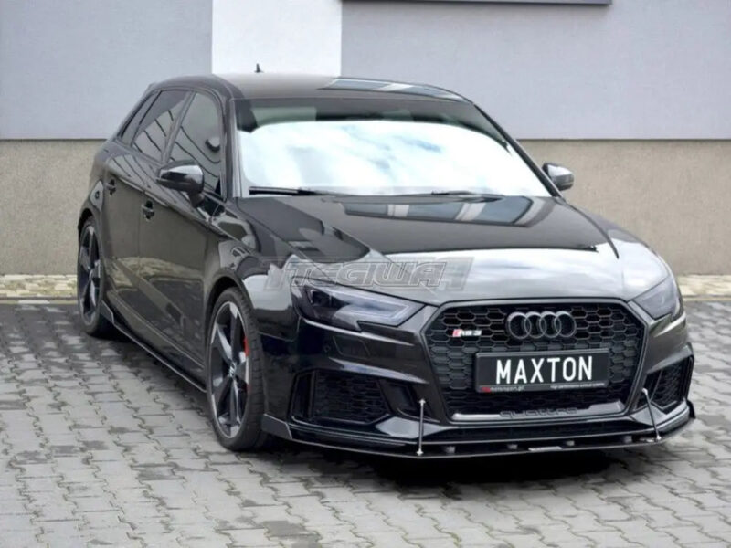 Maxton Design Front Racing Splitter V.2 Audi RS3 8V Facelift Sportback 2017-20 - Image 2
