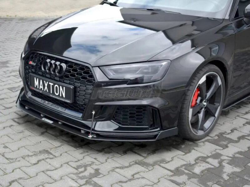 Maxton Design Front Racing Splitter V.2 Audi RS3 8V Facelift Sportback 2017-20 - Image 3