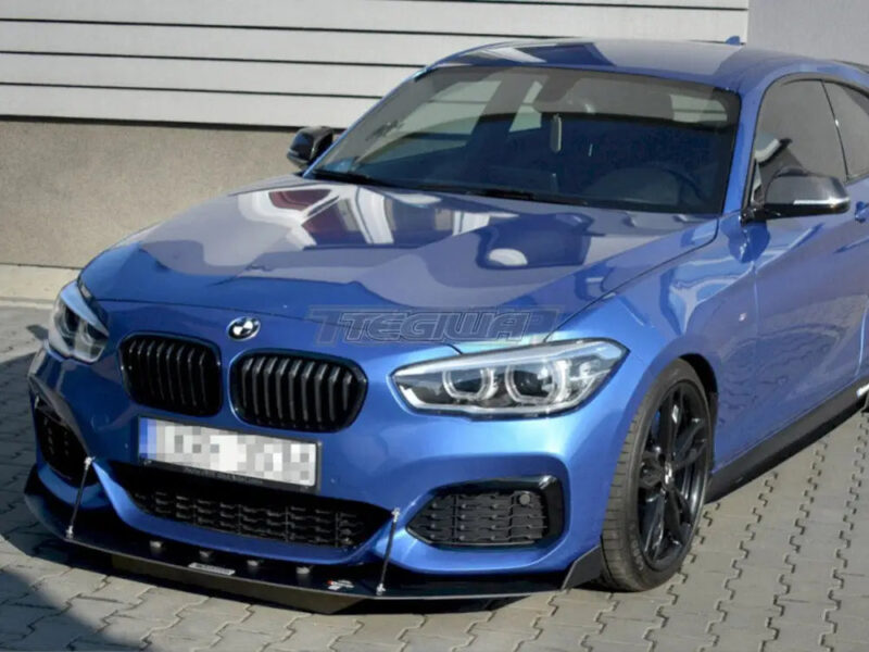 Maxton Design Front Racing Splitter V.2 BMW 1-Series F20 F21 M-power Facelift 2015-19 - Image 2