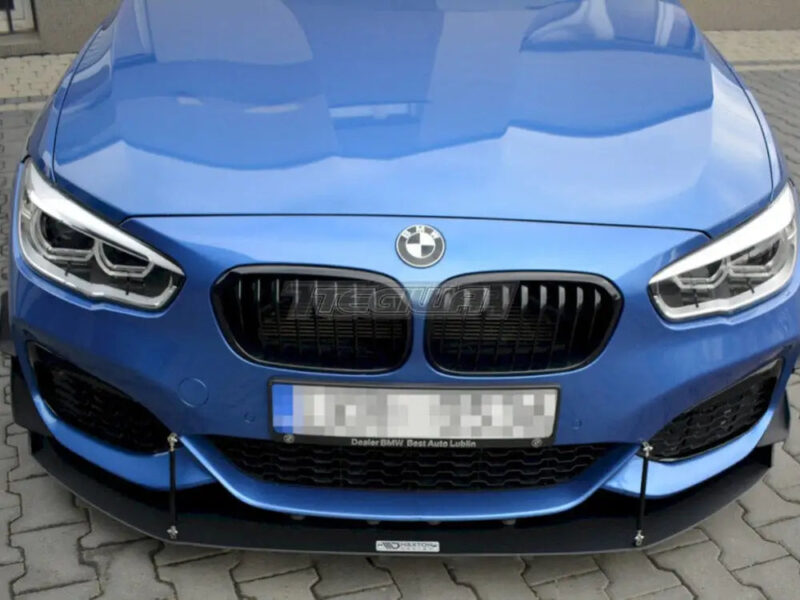 Maxton Design Front Racing Splitter V.2 BMW 1-Series F20 F21 M-power Facelift 2015-19 - Image 3