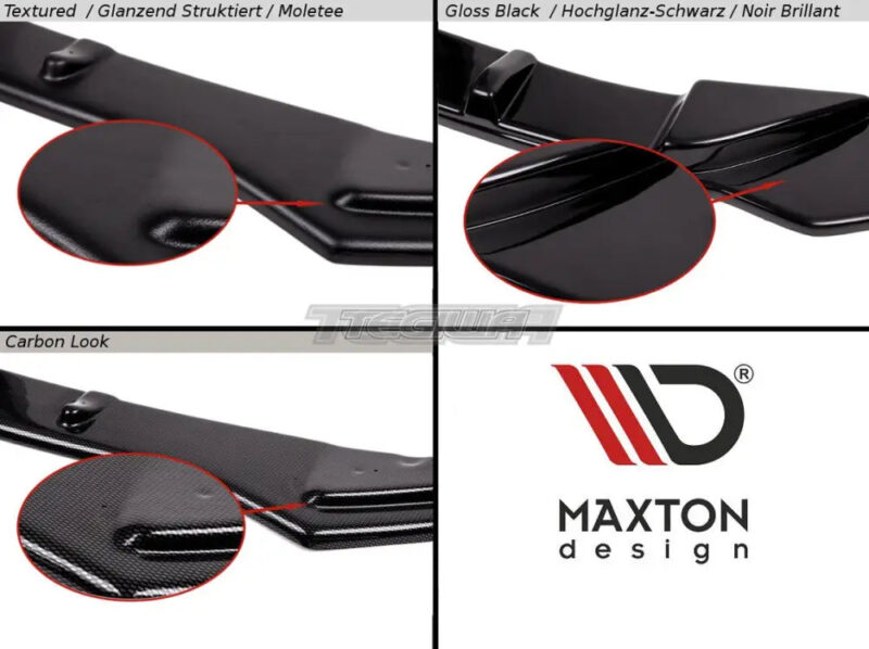 Maxton Design Front Splitter BMW 5-Series E60 E61 Preface Model 03-10 - Image 3