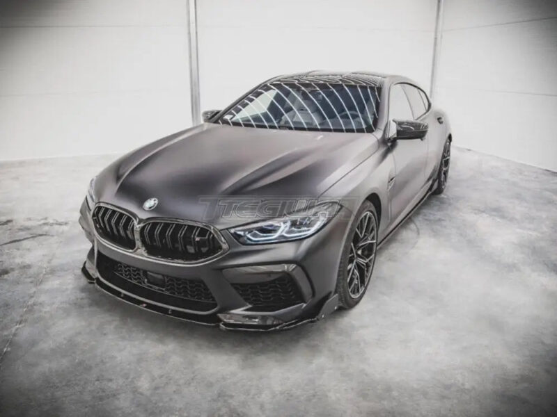 Maxton Design Front Splitter +flaps V1 BMW M8 GRAN Coupe F93 2019- - Image 2