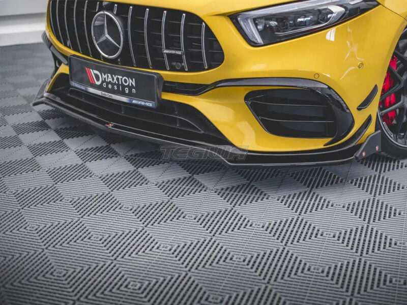 Maxton Design Front Splitter +flaps V3 Mercedes AMG A45 S 2019- - Image 3