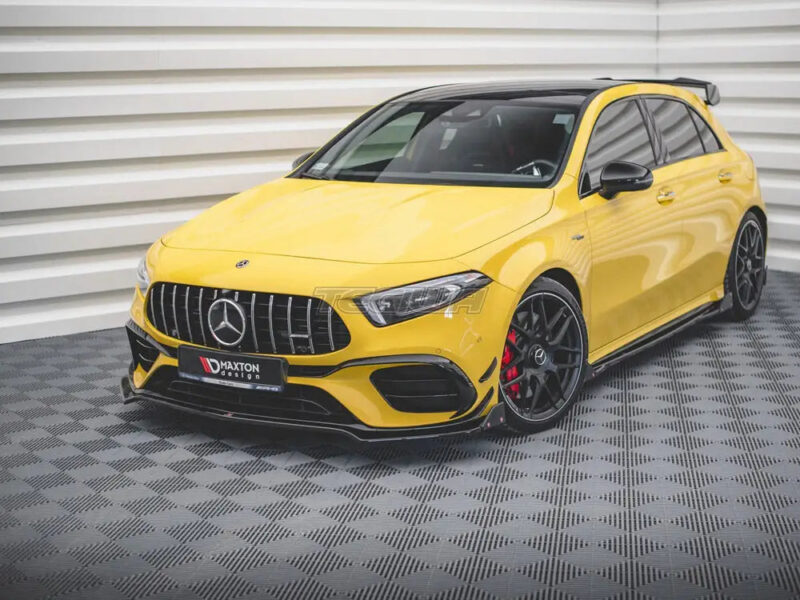 Maxton Design Front Splitter +flaps V3 Mercedes AMG A45 S 2019- - Image 2