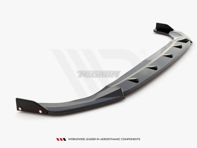 Maxton Design Front Splitter +flaps V3 Volkswagen Golf 8 GTI R-line 20- - Image 4