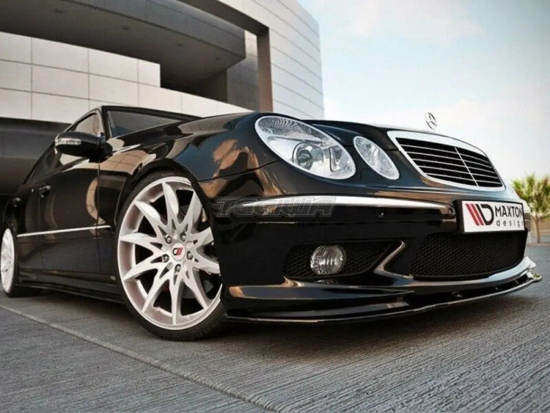 Maxton Design Front Splitter Mercedes E W211 AMG Preface - Image 3